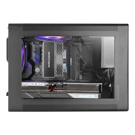 CAJA MICROATX MARS GAMING MCXPS CRISTAL TEMPLADO MESH GPU 280-360mm 1x3.5 2x2.5 NEGRO - Imagen 4 de 7 CAJA MICROATX MARS GAMING MCXPS CRISTAL TEMPLADO MESH GPU 280-360mm 1x3.5 2x2.5 NEGRO - Imagen 4 de 7