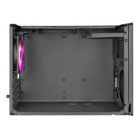 Miniatura 6 de CAJA MICROATX MARS GAMING MCXPS CRISTAL TEMPLADO MESH GPU 280-360mm 1x3.5 2x2.5 NEGRO