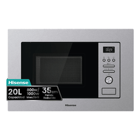 Miniatura 1 de HORNO MICROONDAS CON GRILL HISENSE BIM320G41X 20 LITROS INOX