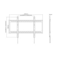 Miniatura 6 de AISENS Soporte de Pared Eco Ultra Delgado Para Monitor/TV 130kg De 60-100, Negro