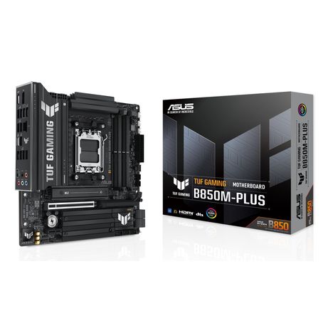 Asus AMD TUF GAMING B850M-PLUS Socket AM5 - Imagen 2 de 12 Asus AMD TUF GAMING B850M-PLUS Socket AM5 - Imagen 2 de 12