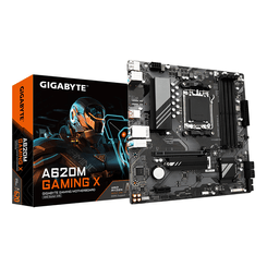 GIGABYTE AMD  A620M GAMING X Placa base - Soporta CPUs AMD Ryzen 8000, VRM digital de 8+2+1 fases, hasta 8000MHz DDR5 (OC), 1xPCIe 4.0 M.2, LAN GbE, U