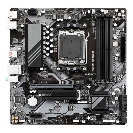 GIGABYTE AMD A620M GAMING X Placa base - Soporta CPUs AMD Ryzen 8000, VRM digital de 8+2+1 fases, hasta 8000MHz DDR5 (OC), 1xPCIe 4.0 M.2, LAN GbE, U - Imagen 3 de 7 GIGABYTE AMD A620M GAMING X Placa base - Soporta CPUs AMD Ryzen 8000, VRM digital de 8+2+1 fases, hasta 8000MHz DDR5 (OC), 1xPCIe 4.0 M.2, LAN GbE, U - Imagen 3 de 7