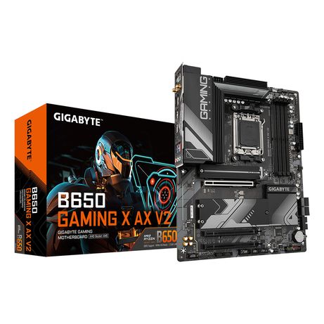 GIGABYTE AMD B650 GAMING X AX V2 Placa base - AMD Ryzen serie 9000, VRM de 8+2+2 fases, hasta 8000 MHz DDR5 (OC), 1xPCIe 5.0 + 2xPCIe 4.0 M.2, LAN 2, - Imagen 2 de 6 GIGABYTE AMD B650 GAMING X AX V2 Placa base - AMD Ryzen serie 9000, VRM de 8+2+2 fases, hasta 8000 MHz DDR5 (OC), 1xPCIe 5.0 + 2xPCIe 4.0 M.2, LAN 2, - Imagen 2 de 6