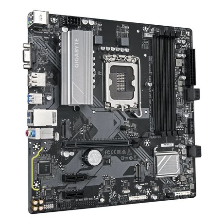 GIGABYTE Intel B760M D3HP Placa Base - Procesadores Intel Core de 14ª Generación, VRM de 4+1+1 fases, hasta 5600 MHz DDR5, 2xPCIe 4.0 M.2, LAN GbE, U - Imagen 4 de 5 GIGABYTE Intel B760M D3HP Placa Base - Procesadores Intel Core de 14ª Generación, VRM de 4+1+1 fases, hasta 5600 MHz DDR5, 2xPCIe 4.0 M.2, LAN GbE, U - Imagen 4 de 5