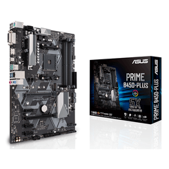 PLACA AMD RYZEN ASUS B450-PLUS PRIME AM4 DDR4 PCX ATX HDMI DVI