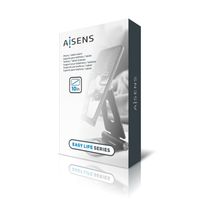 Miniatura 6 de AISENS Soporte De Sobremesa Tamaño XL Ajustable (2 Pivotes) Para Movil / Tablet, Negro