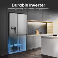 Miniatura 12 de FRIGORIFICO AMERICANO HISENSE RS818N4TIC C INOX