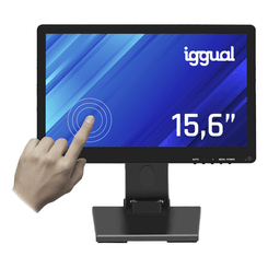 IGGUAL  Monitor táctil capacitivo 15,6" 16:9 HD+ 15.6" TN HD+ Táctil