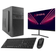 Zone Evil Core Slim Intel Core i5 14400 16GB 1TB SSD Nvme Negro Windows 11   Monitor 24 Teclado y rat  n