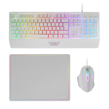 TECLADO MOUSE Y ALFOMBRILLA MARS GAMING MCP124WFR FRANCES RGB H-MECH, MOUSE HUANO RGB 3200dpi, - Imagen 2 de 5 TECLADO MOUSE Y ALFOMBRILLA MARS GAMING MCP124WFR FRANCES RGB H-MECH, MOUSE HUANO RGB 3200dpi, - Imagen 2 de 5