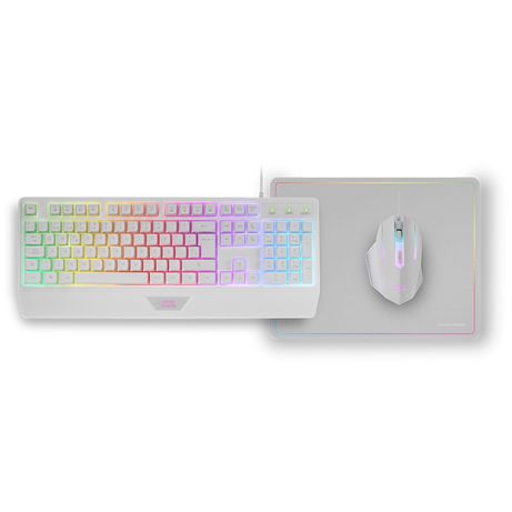 TECLADO MOUSE Y ALFOMBRILLA MARS GAMING MCP124WFR FRANCES RGB H-MECH, MOUSE HUANO RGB 3200dpi, - Imagen 3 de 5 TECLADO MOUSE Y ALFOMBRILLA MARS GAMING MCP124WFR FRANCES RGB H-MECH, MOUSE HUANO RGB 3200dpi, - Imagen 3 de 5