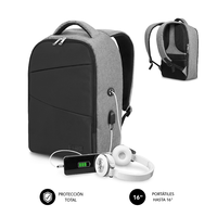 Miniatura 1 de MOCHILA PORTATIL 16´´ SUBBLIM NEGRA ANTIROBO
