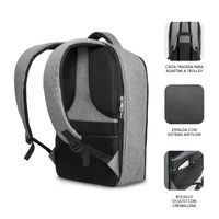 Miniatura 4 de MOCHILA PORTATIL 16´´ SUBBLIM NEGRA ANTIROBO