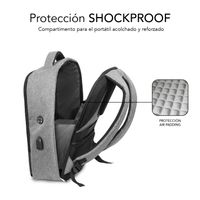Miniatura 6 de MOCHILA PORTATIL 16´´ SUBBLIM NEGRA ANTIROBO