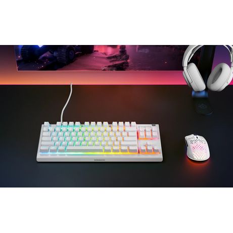 TECLADO STEELSERIES APEX 3 TKL (USA) BLANCO (64819) - Imagen 5 de 5 TECLADO STEELSERIES APEX 3 TKL (USA) BLANCO (64819) - Imagen 5 de 5