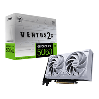 Miniatura 1 de Tarjeta Gráfica MSIGeForce RTX 5060 GDDR7 8GB Blanco