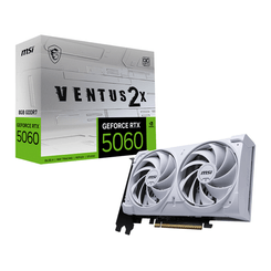Tarjeta Gráfica MSIGeForce RTX 5060 GDDR7 8GB Blanco