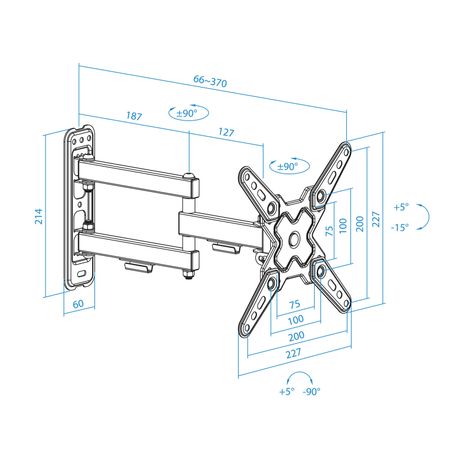 Tooq LP1345TN-B Soporte pared pantallas 13-43 - Imagen 9 de 11 Tooq LP1345TN-B Soporte pared pantallas 13-43 - Imagen 9 de 11