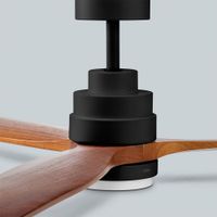 Miniatura 4 de VENTILADOR TECHO UFESA NEPAL NEGRO ROBLE