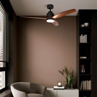 Miniatura 5 de VENTILADOR TECHO UFESA NEPAL NEGRO ROBLE