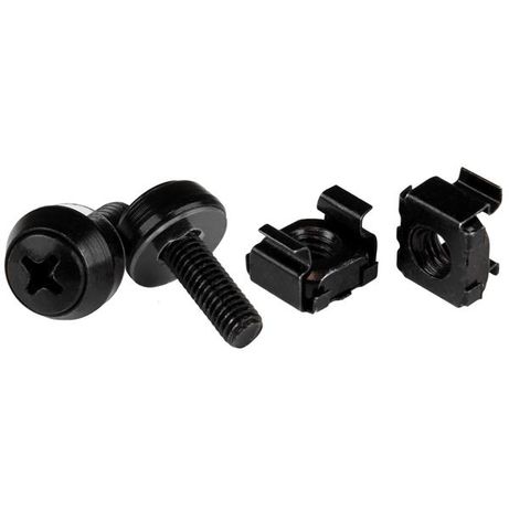 M5 Screws+Cage Nuts - 50 Pack Black - Imagen 2 de 2 M5 Screws+Cage Nuts - 50 Pack Black - Imagen 2 de 2