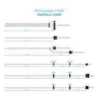 Miniatura 6 de Fuente Alimentación 700W TOOQ  TQAPOLO-700SP No Non-Modular Negro