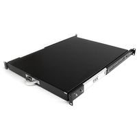 Miniatura 1 de STARTECH  Estante Bandeja Deslizante Telescópica para Armario Rack Servidores 0.55m de Profundidad  Negro