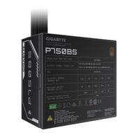 Miniatura 7 de Fuente Alimentación 750W GIGABYTE  P750BS Fuente de Alimentación - PCI-E 6+2 Pin x 4, 80 PLUS Bronze, Ventilador de 120 mm, Compatible con ATX, Enchuf