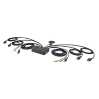 Miniatura 1 de 2-Port Dual-Monitor Cable KVM Switch