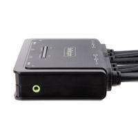 Miniatura 4 de 2-Port Dual-Monitor Cable KVM Switch