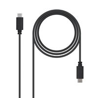 Miniatura 2 de CABLE USB 2.0 3A, TIPO USB-C/M-USB-C/M NEGRO 2.0 M