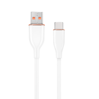Miniatura 1 de CABLE DE CARGA Y DATOS GEMBIRD USB TIPO C DE SILICONA PREMIUM 1,5 MBLANCO