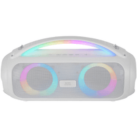 Miniatura 1 de ALTAVOZ BLUETOOTH PORTABLE MARS GAMING MSPULSEW BLANCO 50W ULTRABASS RGB BAT. 8h BT USB AUX FM