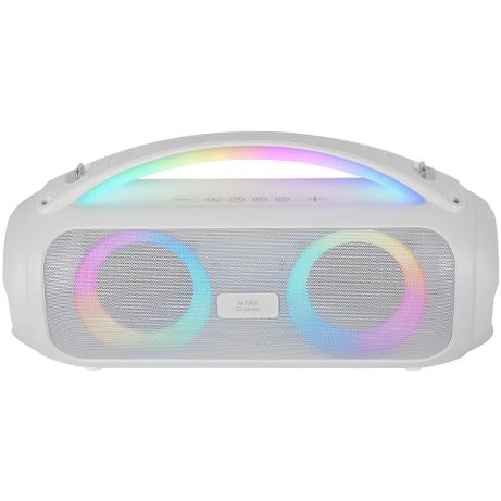 ALTAVOZ BLUETOOTH PORTABLE MARS GAMING MSPULSEW BLANCO 50W ULTRABASS RGB BAT. 8h BT USB AUX FM - Imagen 2 de 3 ALTAVOZ BLUETOOTH PORTABLE MARS GAMING MSPULSEW BLANCO 50W ULTRABASS RGB BAT. 8h BT USB AUX FM - Imagen 2 de 3