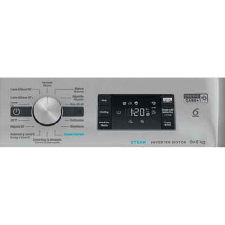 LAVADORA SECADORA WHIRLPOOL FFWDB 964489 SBV SPT 9/6 KG 1300 RPM C INOX - Imagen 9 de 10 LAVADORA SECADORA WHIRLPOOL FFWDB 964489 SBV SPT 9/6 KG 1300 RPM C INOX - Imagen 9 de 10