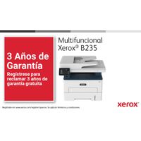 Miniatura 10 de XEROX B235 A4 34 ppm Inalámbrica Copia/impresión/escaneado/fax PS3 PCL5e/6 ADF 2 bandejas Multifunción A4 Wifi Laser Dúplex
