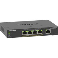 Miniatura 2 de ProSafe Gigabit Ethernet Switch 5 puertos 4 x PoE+ (63W)  (Sobremesa) Monitorizaci n  VLAN