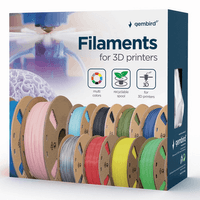 Miniatura 1 de FILAMENTO ABS GEMBIRD NEGRO, 1,75 MM, 1 KG
