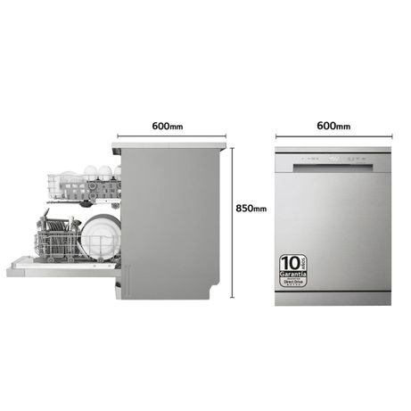 LAVAVAJILLAS 60 CM LG DF142FV D 14 CUBIERTOS INOX - Imagen 3 de 15 LAVAVAJILLAS 60 CM LG DF142FV D 14 CUBIERTOS INOX - Imagen 3 de 15