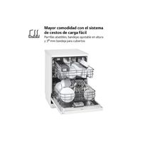 Miniatura 6 de LAVAVAJILLAS 60 CM LG DF142FW D 14 CUBIERTOS BLANCO