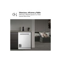 Miniatura 7 de LAVAVAJILLAS 60 CM LG DF142FW D 14 CUBIERTOS BLANCO