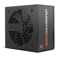 Miniatura 1 de Fuente Alimentación 550W NOX Urano Pro 80 PLUS Bronze Non-Modular Black,Orange