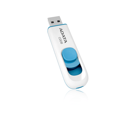 MEMORIA 64 GB REMOVIBLE ADATA USB 2.0 AC008 AZUL/BLANCO - Imagen 1 de 3 MEMORIA 64 GB REMOVIBLE ADATA USB 2.0 AC008 AZUL/BLANCO - Imagen 1 de 3