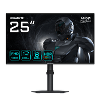 Miniatura 1 de MONITOR GIGABYTE G25F2 Monitor Gaming 24,5" FHD – 1920 x 1080, 200Hz, 1ms, 300 cd/m², DisplayHDR 10, HDMI 2.0, DisplayPort 1.4   24.5" SS-IPS 1920 x 1