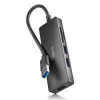 Miniatura 2 de HUB  USB 3.0 NGS IHUBREADER  CON LECTOR DE TARJETA SD Y MICRO SD Y 3 PUERTOS USB 3,0 CABLE 190MM