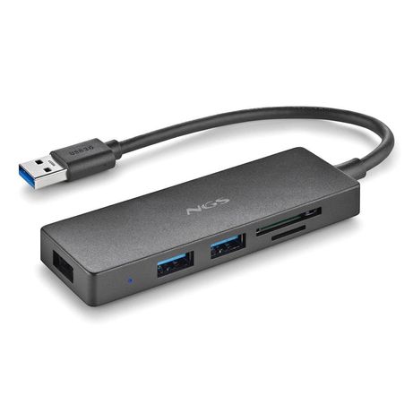 HUB USB 3.0 NGS IHUBREADER CON LECTOR DE TARJETA SD Y MICRO SD Y 3 PUERTOS USB 3,0 CABLE 190MM - Imagen 3 de 8 HUB USB 3.0 NGS IHUBREADER CON LECTOR DE TARJETA SD Y MICRO SD Y 3 PUERTOS USB 3,0 CABLE 190MM - Imagen 3 de 8
