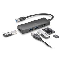 Miniatura 4 de HUB  USB 3.0 NGS IHUBREADER  CON LECTOR DE TARJETA SD Y MICRO SD Y 3 PUERTOS USB 3,0 CABLE 190MM