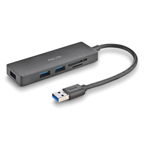 HUB USB 3.0 NGS IHUBREADER CON LECTOR DE TARJETA SD Y MICRO SD Y 3 PUERTOS USB 3,0 CABLE 190MM - Imagen 5 de 8 HUB USB 3.0 NGS IHUBREADER CON LECTOR DE TARJETA SD Y MICRO SD Y 3 PUERTOS USB 3,0 CABLE 190MM - Imagen 5 de 8