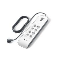 Miniatura 1 de REGLETA ALIMENTACION BELKIN BSV804VF2M-V2 8 TOMAS CON PROTECCION 2xUSB-A INTERRUPTOR COLOR BLANCO